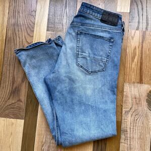 PacSun Active Stretch Slim Jeans Mens 33x32 Light Wash Denim